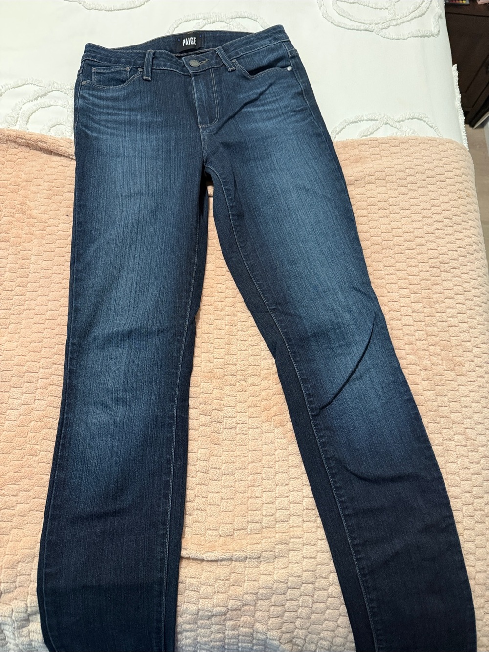 PAIGE Women's Leggy Ultra Skinny Dark Indigo Skinny Jeans